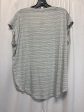 Athletic Top Short Sleeve By Athleta In Grey, Size: L For Cheap