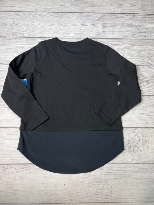 Athletic Top Long Sleeve Crewneck By Athleta In Black, Size: S Sale