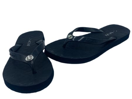 Black Sandals Designer Coach, Size 7 8 Cheap