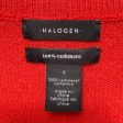 V-Neck Cashmere Sweater By Halogen In Red, Size: S For Cheap