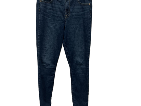 Jeans Skinny By Gap In Blue Denim, Size: 16 Online Hot Sale