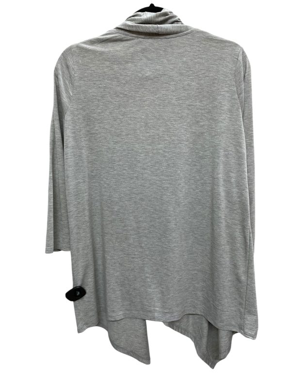 Cardigan By Clothes Mentor In Grey, Size: L For Sale