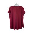 Top Ss Basic By Mileage In Red, Size:1X Online Hot Sale