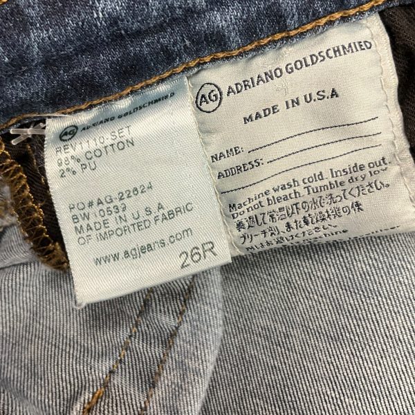 Jeans Skinny By Adriano Goldschmied In Blue Denim, Size: 2 Online