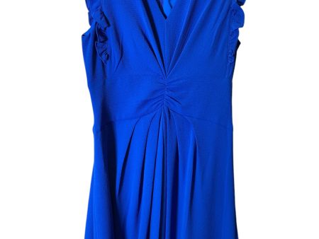 Dress Casual Midi By Maggy London In Blue, Size: S Online Sale