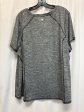 Athletic Top Short Sleeve By Lane Bryant In Grey, Size: 4x Fashion