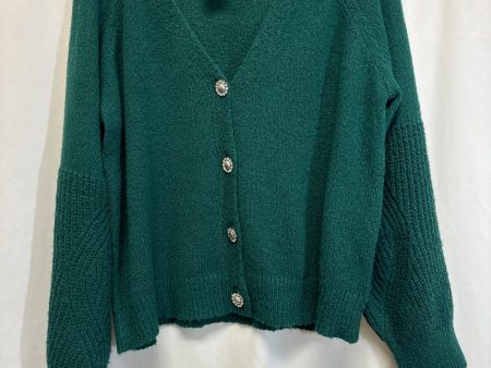 Sweater Cardigan By Maurices In Green, Size: L For Sale