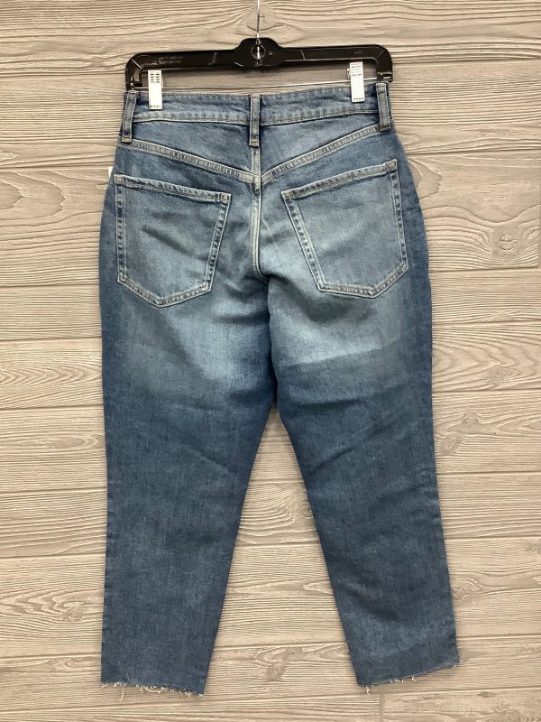 Jeans Straight By Old Navy In Blue Denim, Size: 6p For Discount