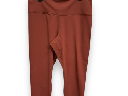 Athletic Leggings By Fabletics In Brown, Size: 1x Online now