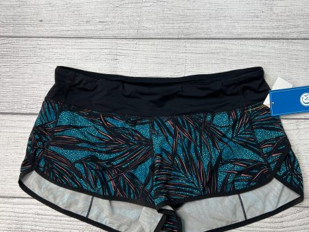 Athletic Shorts By Lululemon In Black Blue, Size: M Online