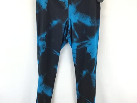 Athletic Leggings By Champion In Black & Blue, Size: Xxl Discount