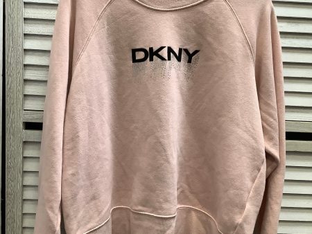 Sweatshirt Crewneck By Dkny In Pink, Size: Xl on Sale