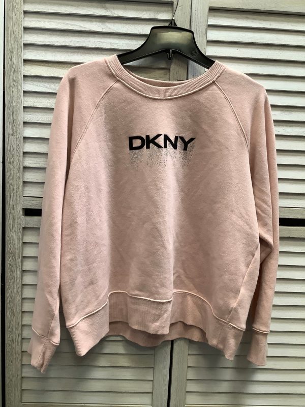 Sweatshirt Crewneck By Dkny In Pink, Size: Xl on Sale