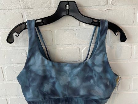 Athletic Bra By Athleta In Blue & Grey, Size: M Sale