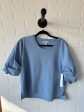 Athletic Top Short Sleeve By Athleta In Blue, Size: M Fashion