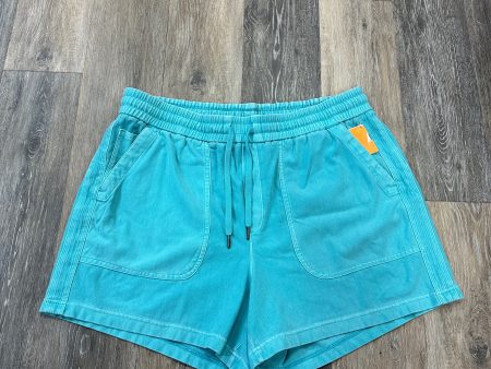 Athletic Shorts By Athleta In Blue, Size: 1x Cheap