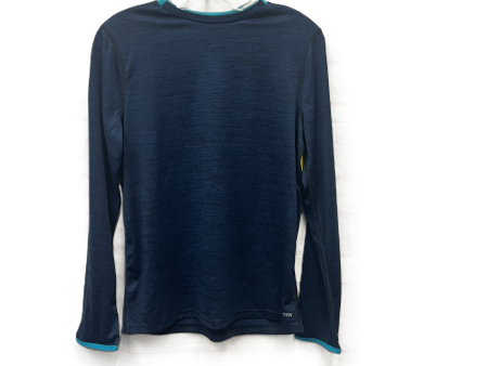 Athletic Top Long Sleeve Crewneck By Tek Gear In Blue, Size: Xl on Sale