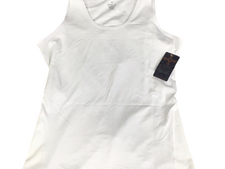 Athletic Tank Top By Cmc In White, Size: 2x Online Hot Sale