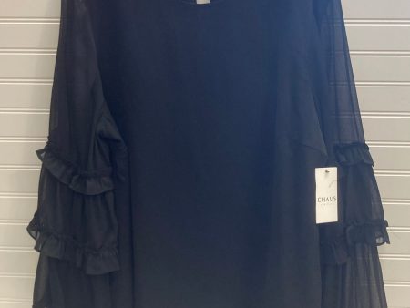 Black Top Long Sleeve Chaus, Size Xl For Cheap