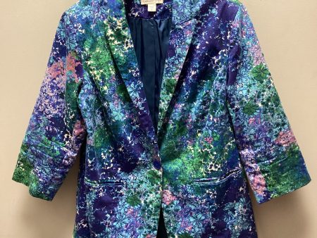 Blazer By Coldwater Creek In Blue, Size: Xl Online Hot Sale