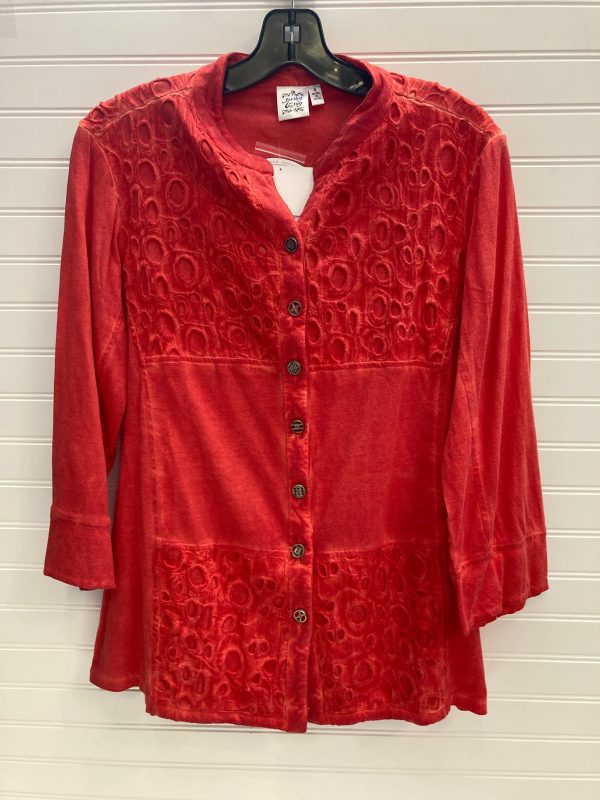 Blouse 3 4 Sleeve By Parsley & Sage In Red, Size: S Online