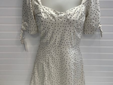 Black & Cream Dress Casual Short Yvonne & Love, Size S Cheap