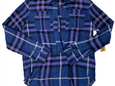 Burberry Blue Popover Long Sleeve  Size M Online