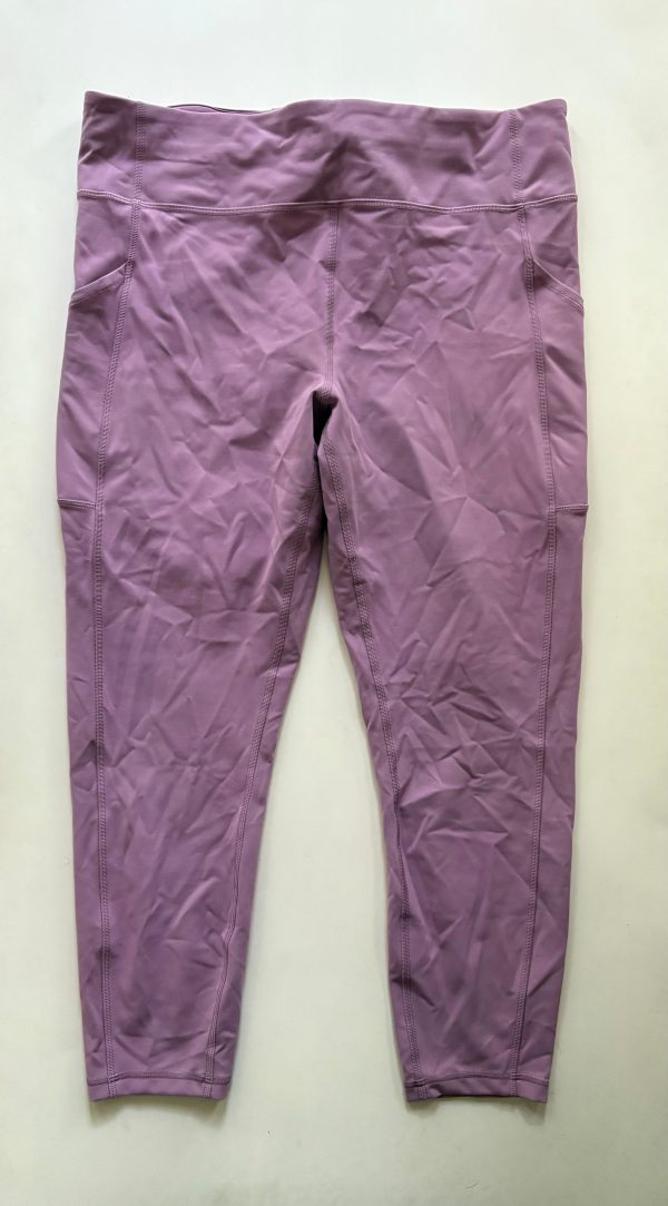 Athletic Leggings By Lululemon In Lavender, Size: Xl Online Sale