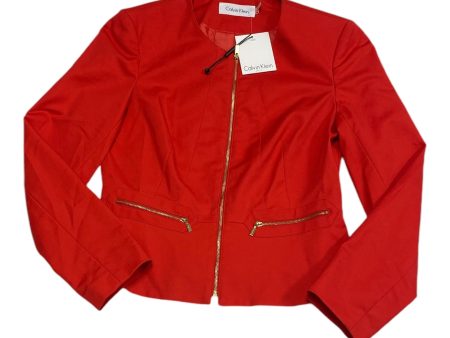 Blazer By Calvin Klein In Red, Size: 4 Online