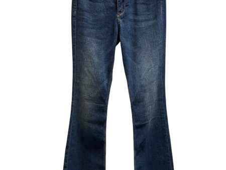 Jeans Flared By Clothes Mentor In Blue Denim, Size: 2 Sale