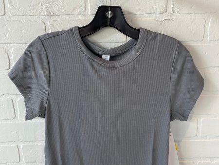 Athletic Top Short Sleeve By Old Navy In Grey, Size: Mp Cheap