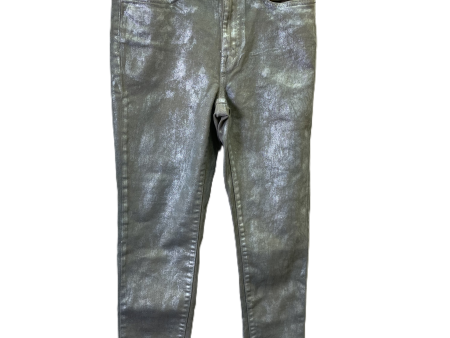 Jeans Skinny By Lauren By Ralph Lauren In Silver, Size: 6 Supply