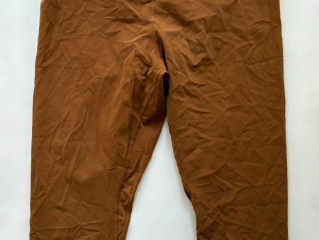 Athletic Leggings By Lululemon In Rust, Size: Xl Online now