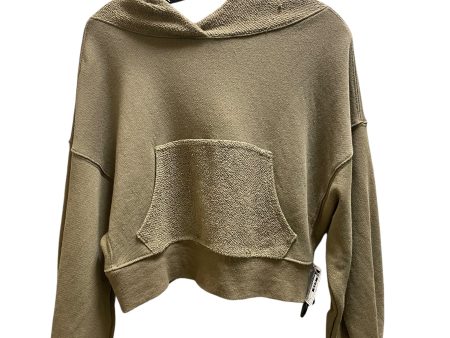 Sweatshirt Hoodie By Zenana Outfitters In Green, Size: S on Sale