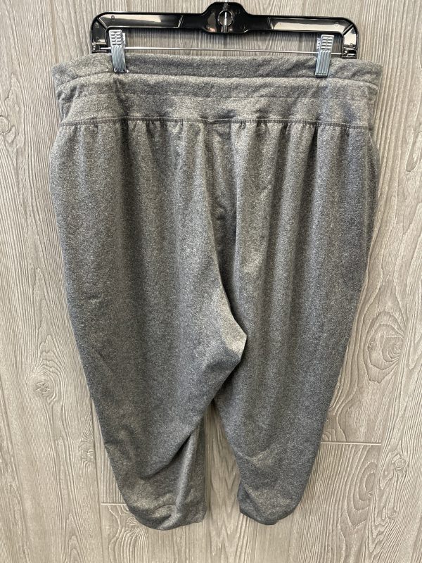 Athletic Capris By Livi Active In Grey, Size: 3x For Discount