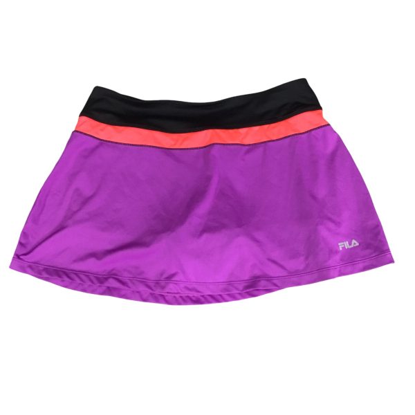 Athletic Skort By Fila In Purple, Size: L For Sale