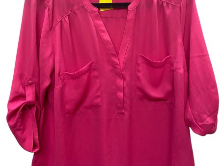 Top 3 4 Sleeve By Torrid In Pink, Size: M Online now