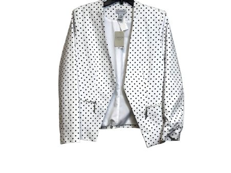 Blazer By Carmen By Carmen Marc Valvo In Polkadot Pattern, Size: 10 Discount