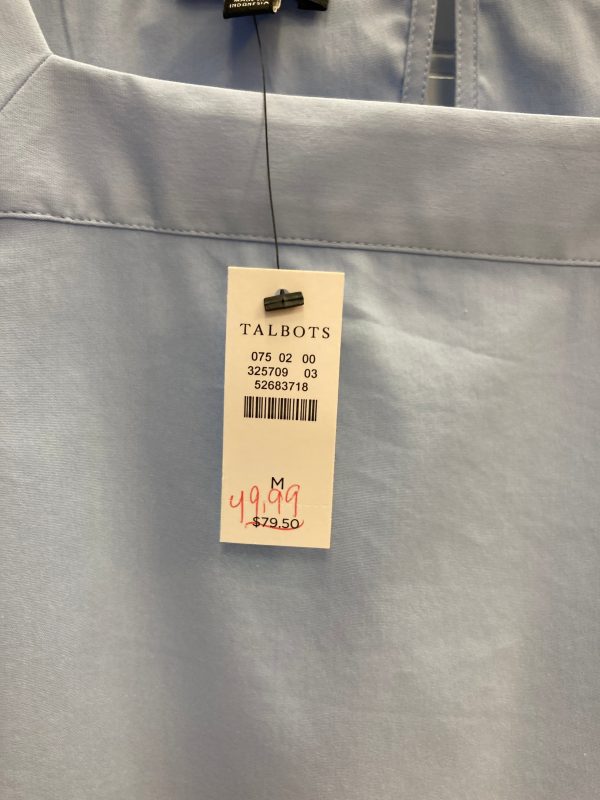 Top 3 4 Sleeve By Talbots In Blue, Size: M Sale