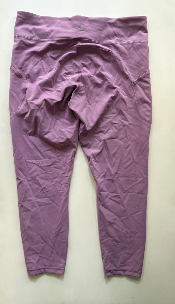 Athletic Leggings By Lululemon In Lavender, Size: Xl Online Sale