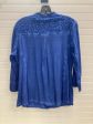 Blouse 3 4 Sleeve By Parsley & Sage In Blue, Size: M Hot on Sale