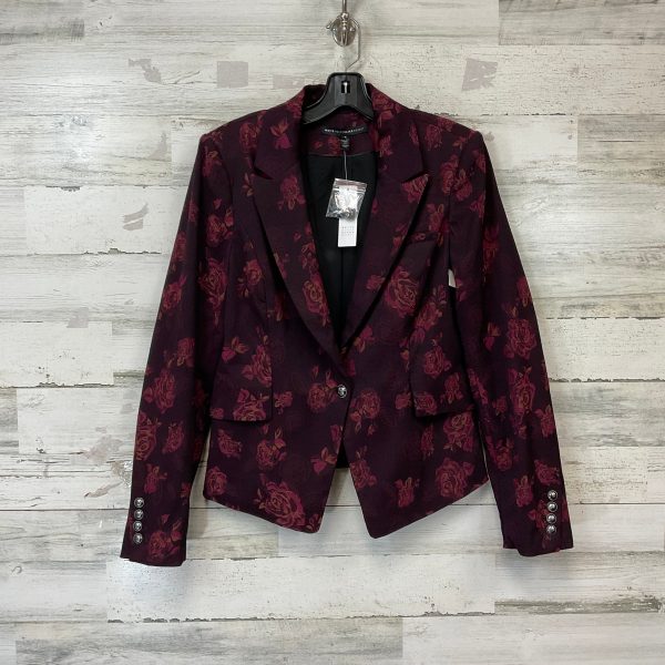 Blazer By White House Black Market In Maroon, Size: M on Sale