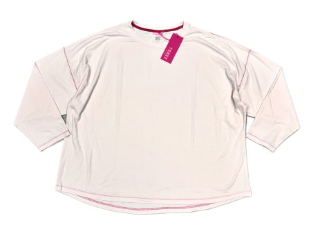 Athletic Top Long Sleeve Crewneck By Terez In Pink, Size: 3x For Discount