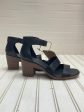 Black & Brown Sandals Heels Block Frye And Co, Size 9.5 For Discount