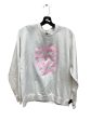 Sweatshirt Crewneck By Clothes Mentor In Pink & White, Size: L For Discount