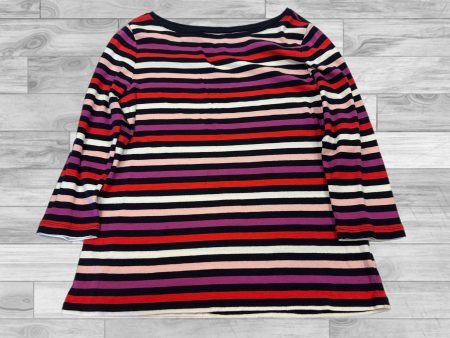 Top 3 4 Sleeve By Talbots In Striped, Size: M Discount