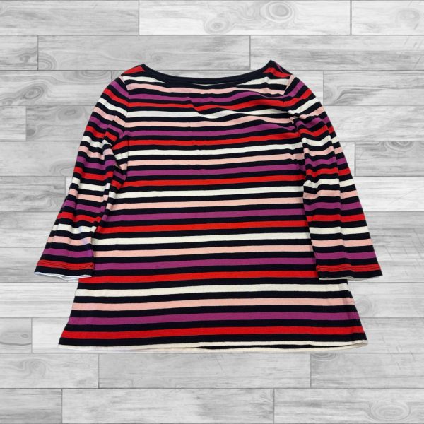 Top 3 4 Sleeve By Talbots In Striped, Size: M Discount