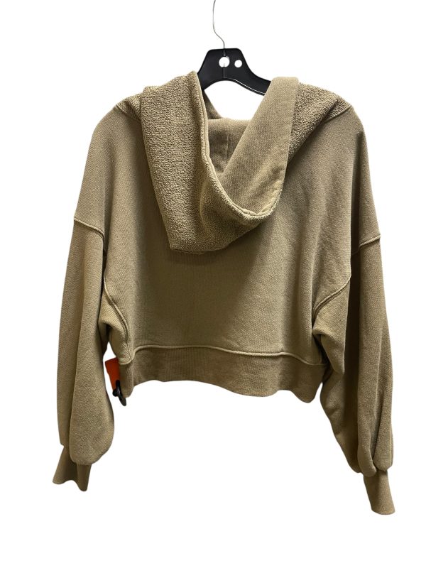 Sweatshirt Hoodie By Zenana Outfitters In Green, Size: S on Sale