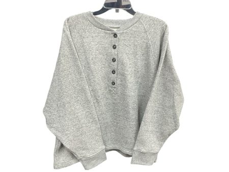 Sweatshirt Crewneck By Madewell In Grey, Size: Xl Online