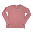 Athletic Top Long Sleeve Crewneck By Calia In Pink, Size: L For Cheap